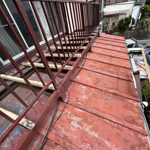 【三島市】錆止め塗装工事